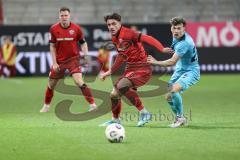 3. Liga; FC Ingolstadt 04 - FC Viktoria Köln; Dennis Kaygin (10, FCI) Wolf Lucas (21 VK)