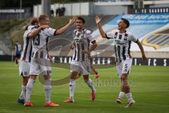 3. Liga - Saison 2026/27 - 1. FC Saarbrücken - FC Ingolstadt 04  - XXXXX - XXXXX - Foto: Meyer Der 0:1 Führungstreffer durch Lars Lokotsch (Nr.13 - FCI) - jubel