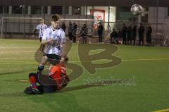 Audi Schanzer Amateur Cup 2022 -  Finale  - TSV Hohenwart - TSV Walpertskirchen - Der 2:0 Führungstreffer durch Leon Sedlmair weiss Hohenwart - jubel -  Thomas Pfanzelt Torwart Walpertskirchen -  - Foto: Jürgen Meyer