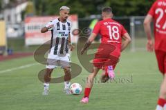 Toto-Pokal - VfB Forstinning - FC Ingolstadt 04; Sejdo Durakov (11, FCI) Novakovic, Aleksandar (18)