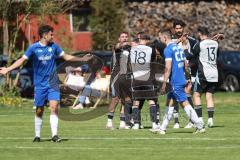 Kreisliga - Saison 2024/25- SV Menning - TSV Ober/Unterhaunstadt-  -  Der 0:1 Führungstreffer - jubel  -  - XXXXX - Foto: Meyer Jürgen