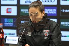 3. Liga; FC Ingolstadt 04 - Rot-Weiss Essen; Interview Pressekonferenz Cheftrainerin Sabrina Wittmann (FCI)
