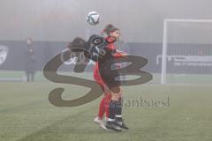 Frauen - Bayernliga - U17 - B-Junioren -  FC Ingolstadt 04 II - FC Forstern - Ram Hannah schwarz Forstern - Sophie Bauer rot FCI -  Foto: Meyer Jürgen