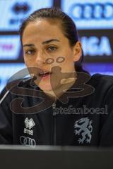 3. Liga; FC Ingolstadt 04 - VfL Osnabrück; Pressekonferenz Interview Cheftrainerin Sabrina Wittmann (FCI)