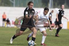 2. Fußball-Liga - Frauen - Saison 2023/2024 - FC Ingolstadt 04 - SV Meppen - Katharina Reikertsdorfer (Nr.20 - FCI Frauen) - Suzuki Chihiro weiss Meppen - Foto: Meyer Jürgen