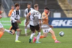 3. Liga; SSV Ulm 1846 - FC Ingolstadt 04; Felix Keidel (43, FCI) Reichert Johannes (5 Ulm)