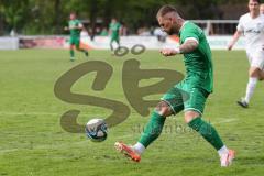 Bezirksliga - Saison 2024/25 - FC Gerolfing - SV Waldeck-München - Florian Grosz (Nr.7 - FC Gerolfing) - XXXXX - Foto: Meyer Jürgen