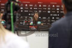 3. Liga - Saison 2024/25 - Pressekonferenz - FC Ingolstadt 04 -  - Cheftrainerin Sabrina Wittmann (FCI) - XXXXX - Foto: Meyer Jürgen