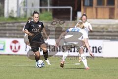 2. Fußball-Liga - Frauen - Saison 2023/2024 - FC Ingolstadt 04 - SV Meppen - Reininger Pija (Nr.21 - FCI Frauen) - Schulte Sahra weiss Meppen - Foto: Meyer Jürgen