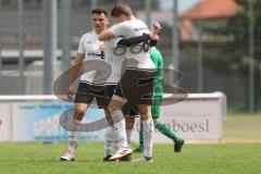 A-Klasse - Saison 2023/24 - TSV Gaimersheim II - FC Gerolfing II-  -  Der 2:0 Führungstreffer durch - Christoph Katzenbogen weiss Gaimersheim - jubel -  - XXXXX - Foto: Meyer Jürgen