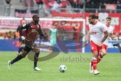 3. Liga; FC Ingolstadt 04 - Rot-Weiss Essen; Joseph Ganda (16, FCI) Rios Alonso José Enrique (23 RWE)