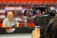 2. Fußball-Liga - Pressekonferenz - Vorstellung Cheftrainer Roberto Pätzold und Manager Profifußball Malte Metzelder - Saison 2021/2022 - FC Ingolstadt 04 - Cheftrainer FCI Roberto Pätzold - Foto: Meyer Jürgen