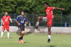 Testspiel - Bezirksliga - Saison 2025/26 - FC Fatih Ingolstadt - TSV Burgheim - Faniel Brhane rot Fatih - XXXXX - Foto: Meyer Jürgen