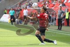 3.Liga - Saison 2022/2023 - FC Ingolstadt 04 -  1. FC Saarbrücken - Dominik Franke (Nr.3 - FCI) - Foto: Meyer Jürgen