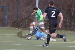 Bezirksliga - Saison 2025/26 - FC Fatih Ingolstadt - TSV 54 - DJK München - Murat Sucuoglu (Nr.9 - FC Fatih) mit dem 1:1 Ausgleichstreffer - Markus Blohmann TW München - jubel  - XXXXX - Foto: Meyer Jürgen