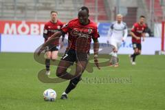 3.Liga - Saison 2022/2023 - FC Ingolstadt 04 -  - FC Freiburg II - Moussa Doumbouya (Nr.27 - FCI) - Foto: Meyer Jürgen