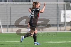 2. Bundesliga Frauen - Saison 2024/25 - FC Ingolstadt 04 Frauen - SC Freiburg II - Der 2:0 Führungstreffer durch Stefanie Reischmann (Nr.24 - FCI Frauen) - jubel  - Foto: Meyer Jürgen