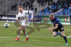 3. Liga; SV Waldhof Mannheim - FC Ingolstadt 04 - Jannik Mause (7, FCI) Jans Laurent (18 SVWM)