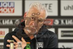 3. Liga; SSV Ulm - FC Ingolstadt 04; Interview Pressekonferenz Cheftrainer Pavel Dotchev (Ulm)