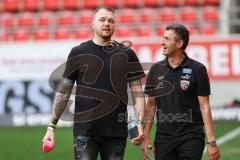 3. Liga; FC Ingolstadt 04 - 
Arminia Bielefeld; Cheftrainer Michael Köllner (FCI) Magenta Interview Experte Steven Ruprecht