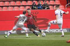 3. Liga; FC Ingolstadt 04 - VfL Osnabrück; Torchance Tobias Bech (11, FCI) Kleinhansl Florian (3 VfL) Kleinhansl Florian (3 VfL)