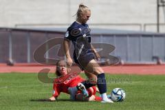 DFB - Pokal Frauen 1. Runde - Saison 2023/2024 - FC Ingolstadt 04 - FC Carl Zeiss Jena - Leni Fohrer (Nr.15 - FCI Frauen) - Adam Any blau Jena - Foto: Meyer Jürgen