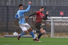 3. Liga; Testspiel - FC Ingolstadt 04 - Chemnitzer SC; Arian Llugiqi (25, FCI) Roman Eppendorfer (25 CSC)