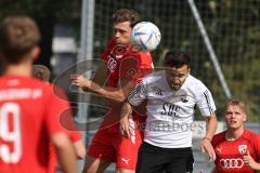 Bayernliga Nord - Saison 2023/2024 - FC Ingolstadt 04 - FC Coburg - Herbert Paul  (Nr.26 - FCI U21) - Aykut Civelek weiss COBURG - Foto: Meyer Jürgen