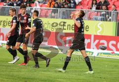 2.BL; SV Sandhausen - FC Ingolstadt 04 - Tor Jubel Filip Bilbija (35, FCI) 0:1, Dominik Franke (3 FCI) Merlin Röhl (34, FCI) Denis Linsmayer (23, FCI)