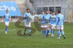 Toto Pokal - TSV 1860 München - FC Ingolstadt 04 - TSV 1860 gewinnt im Elfmeterschiessen Jubel Mölders Sascha (9, 1860) Erik Tallig (8, 1860) s6#