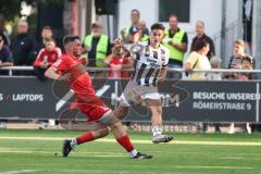 Toto-Pokal - VfB Forstinning - FC Ingolstadt 04; Zweikampf Kampf um den Ball Emre Gül (5, FCI) 16 Mancusi, Luca (16)