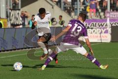 3.Liga - Saison 2022/2023 - VFL Osnabrück - FC Ingolstadt 04 - Marcel Costly (Nr.22 - FCI) - Lukas Kunze (Nr.13 - VFL Osnabrück) - Foto: Meyer Jürgen
