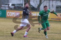 Bezirksliga - Saison 2024/25 - FC Gerolfing - FC Fatih Ingolstadt - Flaur Bashota (Nr.23 - FC Gerolfing) - Roin Koblianidze (Nr.11 - FC Fatih) - Foto: Meyer Jürgen