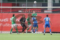 2024_2_17 - Saison 2023/24 - AUDI-Schanzer Amateur Cup - SV Hundszell - FC Gerolfing - Finale - Stefan Schmid
 Torwart Gerolfing - Matthias Weinzierl blau #9 Hundszell - Foto: Meyer Jürgen