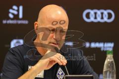 3. Liga; FC Ingolstadt 04 - SV Waldhof Mannheim; Pressekonferenz nach dem Spiel Cheftrainer Marco Antwerpen (SVWM)