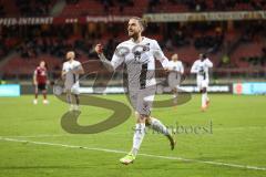 2.BL; 1. FC Nürnberg - FC Ingolstadt 04; Tor Jubel Treffer 0:5 Valmir Sulejmani (33, FCI)