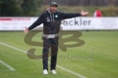 Landesliga - Saison 2025/26 - SV Manching - TSV Jetzendorf - Cheftrainer Cüneyt Köz (SV Manching) - XXXXX - Foto: Meyer Jürgen