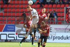 3.Liga - Saison 2022/2023 - FC Ingolstadt 04 -  - SV Waldhof-Mannheim - Foto: Meyer JürgenDominik Martinovic (Nr.11 - SV Waldhof Mannheim) - Tobias Schröck (Nr.21 - FCI) - Rico Preissinger (Nr.6 - FCI) -