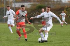 2023_11_12 - Bezirksliga - Saison 2023/24 - TSV Gaimersheim - SK Srbija München - Manuell Bittlmayer (Nr.33 - Gaimersheim) - Leon Dimitric München - Foto: Meyer Jürgen