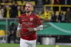 DFB Pokal; Borussia Dortmund - FC Ingolstadt 04; vor dem Spiel Maximilian Beister (11, FCI)