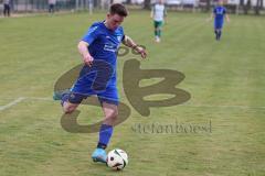 Kreisklasse - Saison 2024/25- TSV Großmehring - FC Geisenfeld - Johannes Brunnhuber blau Großmehring - XXXXX - Foto: Meyer Jürgen