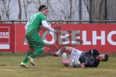 Bezirksliga - Saison 2024/25 - FC Gerolfing - FC Fatih Ingolstadt - Anastasios Porfyriadis (Nr.27 - FC Gerolfing) - Roin Koblianidze (Nr.11 - FC Fatih) - Foto: Meyer Jürgen