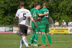 Kreisliga - TSV Baar Ebenhausen - TSV Gaimersheim - Der 0:1 Führungstreffer durch Nicolea Nechita grün Gaimersheim - jubel -  Foto: Jürgen Meyer