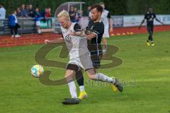 Bezirksliga - Saison 2022/2023 - FC Fatih Ingolstadt - TSV Rohrbach - Marko Miskovic schwarz Fatih Ingolstadt - Daniel Rückert weiss Rohrbach - Foto: Meyer Jürgen