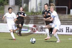 2. Fußball-Liga - Frauen - Saison 2023/2024 - FC Ingolstadt 04 - SV Meppen - Reininger Pija (Nr.21 - FCI Frauen) - Schulte Sahra weiss Meppen - Foto: Meyer Jürgen