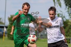 Kreisliga - TSV Baar Ebenhausen - TSV Gaimersheim - Christopher Geyer weiss Ebenhausen - Florian Ihring grün Gaimersheim - Foto: Jürgen Meyer