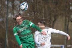 Bezirksliga - Saison 2025/26 - FC Gerolfing - SpVgg Altenerding - Bastian  Heigl (Nr.2 - FC Gerolfing) - Mario Dipalo weiss Altenerding - Foto: Meyer Jürgen