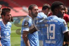 3. Liga - FC Ingolstadt 04 - TSV 1860 München - Mölders Sascha (9, 1860) meckert zu Stefan Kutschke (30, FCI)