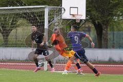 Kreisklasse - Saison 2025/26- TSV Ingolstadt Nord - MTV Ingolstadt - Mladen Marincic TW Ing Nord - Tiago Joia Tavares lila MTV - Foto: Meyer Jürgen