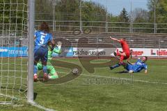 2. Frauen-Bundesliga Süd - Saison 2020/2021 - FC Ingolstadt 04 - SG 1899 Hoffenheim II - Mailbeck Alina (#8 FCI) - Dick Laura Torwart Hoffenheim  - Foto: Meyer Jürgen